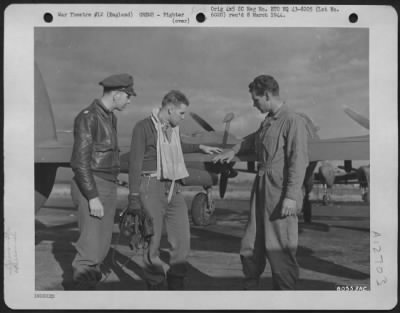 Pilot > While Returning In His Lockheed P-38 From A Photo Reconnaissance Mission Over Germany To Record Damage Wreaked A Few Hours Before By U.S. Air Force Bombers, Lt. Harlan Fricke Of Gardenville, Nev., Made His Debut Into The Fraternity Of Flying Men Who Have