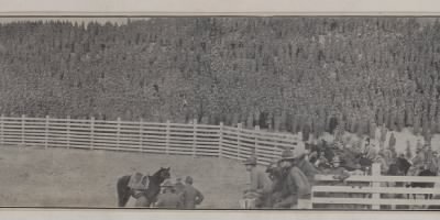 Thumbnail for 30,000 soldiers enjoying Wild West Show at Camp Funston