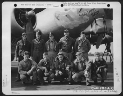 Thumbnail for General > Lead Crew On Bombing Mission To Eisenach, Germany, Beside The Boeing B-17 "Flying Fortress"  "Vicious Virgin".  England, 13 September 1944.  427Th Bomb Squadron, 303Rd Bomb Group.