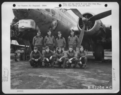 Thumbnail for General > Lt. Hoagland And Crew Of The 860Th Bomb Sq. 493Rd Bomb Group, 8Th Air Force, In Front Of Boeing B-17 "Flying Fortress" "The Tribe".  England, 29 March 1945.