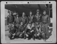 Thumbnail for Lt. Jack A. Hargis And Crew Of The 322Nd Bomb Sq., 91St Bomb Group, 8Th Air Force, Pose Beside A Boeing B-17 "Flying Fortress" 'Mizpah'.  England, 13 July 1943. - Page 1