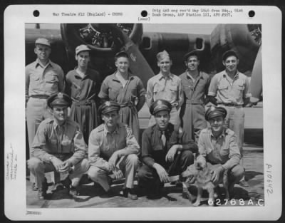 Thumbnail for General > Lt. Demara And Crew Of The 324Th Bomb Sq., 91St Bomb Group, 8Th Air Force, Beside The Boeing B-17 Flying Fortress.  England, 24 August 1943.