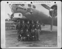 Thumbnail for Lt. John W. Greene And Crew Of The 401St Bomb Sq., 91St Bomb Group, 8Th Air Force, Beside The Boeing B-17 "Flying Fortress" 'Mah Ideel'.  England. - Page 1