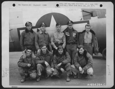 General > Lt. Turk And Crew (Crew 10) Of The 615Th Bomb Squadron, 401St Bomb Group, Beside A Boeing B-17 "Flying Fortress" At An 8Th Air Force Base In England, 18 February 1944.