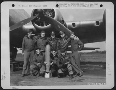 Thumbnail for General > Crew 12 Of The 615Th Bomb Squadron, 401St Bomb Group, Beside A Boeing B-17 "Flying Fortress" At An 8Th Air Force Base In England, 25 March 1945.