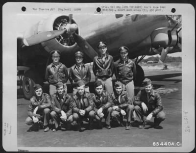 Thumbnail for General > Crew 5 Of The 615Th Bomb Squadron, 401St Bomb Group, Beside A Boeing B-17 "Flying Fortress" At An 8Th Air Force Base In England, 28 June 1944.