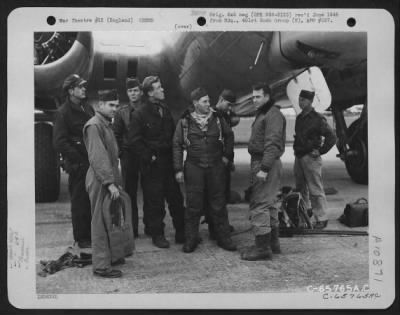 Thumbnail for General > Lt. Mercer And Crew Of The 614Th Bomb Squadron, 401St Bomb Group In Front Of A Boeing B-17 "Flying Fortress" At An 8Th Air Force Base In England, 4 September 1944.