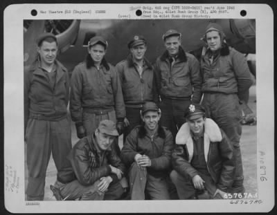 Thumbnail for General > Capt. Fowler And Crew Of The 613Th Bomb Squadron, 401St Bomb Group, Beside A Boeing B-17 "Flying Fortress" At An 8Th Air Force Base In England, 28 September 1944.