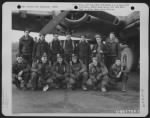 Thumbnail for Lt. Djernes And Crew Of The 401St Bomb Group, In Front Of A Boeing B-17 "Flying Fortress" At An 8Th Air Force Base In England, 18 January 1945. - Page 1