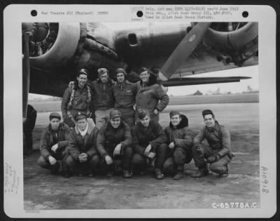 Thumbnail for General > Lt. Stein And Crew Of The 612Th Bomb Squadron, 401St Bomb Group, Beside A Boeing B-17 "Flying Fortress" At An 8Th Air Force Base In England, 22 February 1945.