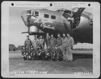 General > Lt. Martyniak And Crew Of The 381St Bomb Group At 8Th Air Force Station 167, Ridgewell, Essex County, England, 8 June 1944.