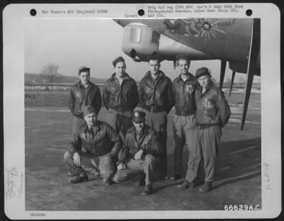 Thumbnail for General > Lt. Hillenbrand And Crew Of The 510Th Bomb Squadron, 351St Bomb Group, England, 27 November 1944.