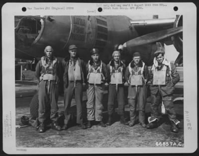 General > Crew Of The 391St Bomb Group, England, Pose Beside The Martin B-26 Marauder "Little Pink Panties."