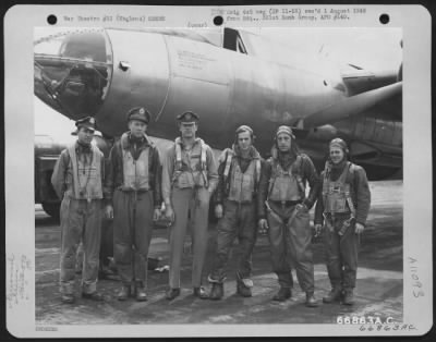 General > Lt. Bollinger And Crew Of The 573Rd Bomb Squadron, 391St Bomb Group, England, 5 August 1944.