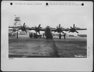 Thumbnail for General > Maintenance Men Of The 2Nd Base Air Depot Check The Consolidated B-24 At Their Base In Lancashire, England.  20 September 1944.