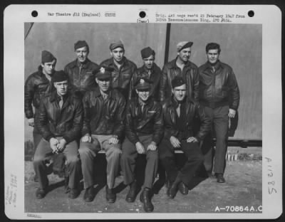 Thumbnail for General > A Crew Of The 526Th Bomb Squadron, 379Th Bomb Group, Poses For The Photographer At An 8Th Air Force Base In England On 11 July 1944.