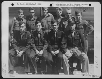 Thumbnail for General > A Crew Of The 526Th Bomb Squadron, 379Th Bomb Group, Poses For The Photographer At An 8Th Air Force Base In England On 5 August 1944.