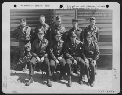 Thumbnail for General > A Crew Of The 526Th Bomb Squadron, 379Th Bomb Group, Poses For The Photographer At An 8Th Air Force Base In England On 5 August 1944.