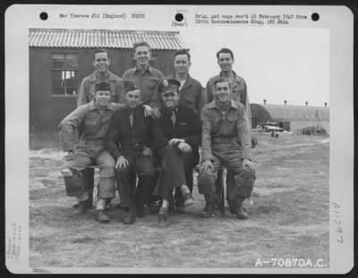 Thumbnail for General > A Crew Of The 526Th Bomb Squadron, 379Th Bomb Group, Poses For The Photographer At An 8Th Air Force Base In England On 18 August 1944.