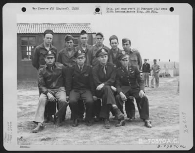 Thumbnail for General > A Crew Of The 526Th Bomb Squadron, 379Th Bomb Group, Poses For The Photographer At An 8Th Air Force Base In England On 18 August 1944.