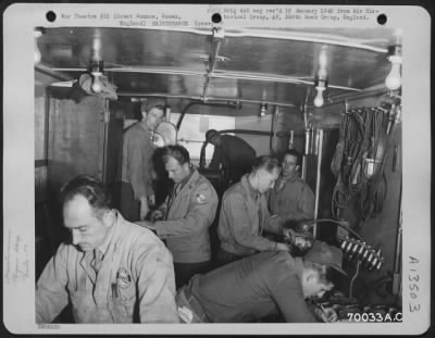 Miscellaneous > Mobile Repair Unit Of The 70Th Service Group At A 9Th Air Force Base In Great Dunmow, Essex, England.  22 September 1943.