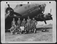 Thumbnail for A Crew Of The 379Th Bomb Group Poses Beside A Boeing B-17 "Flying Fortress" 'Calamity Jane' At An 8Th Air Force Base In England, 25 July 1943. - Page 133