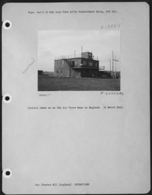 Thumbnail for General > Control Tower At An 8Th Air Force Base In England.  31 March 1945.