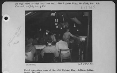 Thumbnail for General > Field Operations Of The 65Th Fighter Wing, Saffron-Walden, Essex, England.