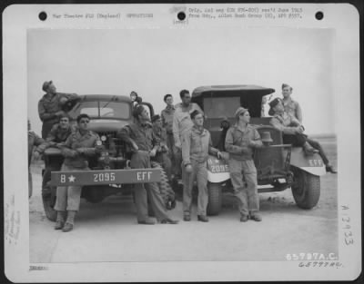 Thumbnail for General > Crash Crews Of The 401St Bomb Group 'Sweat Out' The Return Of Boeing B-17 Flying Fortresses Which Have Attacked An Enemy-Held Installation In Europe.  England, 29 July 1944.