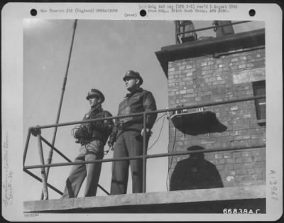 Thumbnail for General > Radio Tower Of The 391St Bomb Group, England, 7 March 1944.