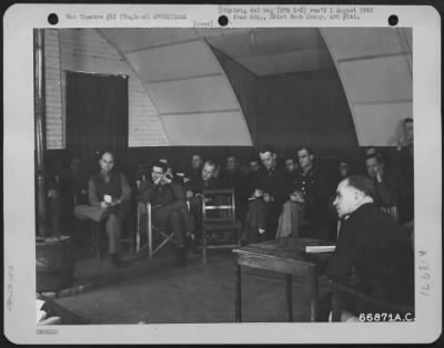 Thumbnail for General > Executive Officers Of The 53Rd Service Group Hold A Meeting On 1 March 1944, England.