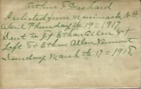 Lillian Ellen Hildreth - Bible note on Arthur F. Dichard WWI fix.jpg