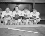 Thumbnail for Joe Gordon Ken Keltner Dale Mitchel and Lou Boudreau Sept 30 1948.jpg