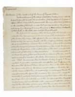 Jefferson Message to Congress RE: Lewis and Clark Expedition - Page 1