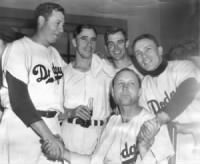 Thumbnail for Hugh Casey, Pee Wee Reese, Joe Hatten, Eddie Stanky, and (seated) Dixie Walker..jpg