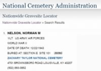 Nornan M. Nelson_grave site info.JPG