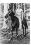 Thumbnail for davis d h in the soloman islands on horse 1944.jpg