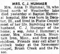 Thumbnail for ANNA D HUMMER OBIT 1970.JPG