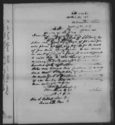 Thumbnail for Domestic Letters > William McLain and others, 13 Aug 1841-24 Jul 1843