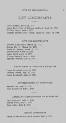 Thumbnail for Volume I > Muster Rolls Relating to the Associators and Militia of the City of Philadelphia.