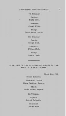 Thumbnail for Volume IV > Military Abstracts from Executive Minutes. Vols. 1-9 Inclusive. 1790-1817.