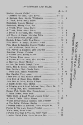 Thumbnail for Volume XII > Forfeited Estates. Inventories and Sales.