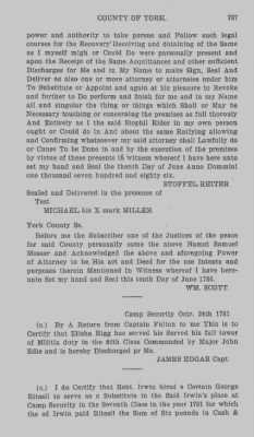 Thumbnail for Volume II > Battalions Not Stated York County Militia.