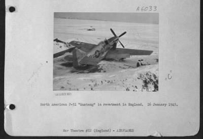 Thumbnail for North American > North American P-51 Mustang Lands On Airfield In England.  2 Mar. 1945.