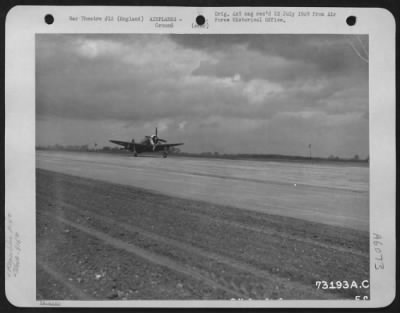 Thumbnail for Republic > This Republic P-47 Was The First Plane To Land On The Newly Laid Runway At An Airfield In Kingston Bagpuze, England.  The Mat Was Laid By The 816Th Engineer Aviation Battalion In The Record Time Of 16 Hours.  10 April 1944.