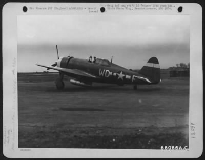 Thumbnail for Republic > Republic P-47 'Thunderbolt' Visits The 381St Bomb Group Base At 8Th Air Force Station 167.