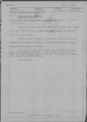 Old German Files, 1909-21 > James Strchers Marshal (#320006)