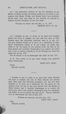 Volume V > Muster Rolls and Papers Relating to the Associators and Militia of the County of Berks.