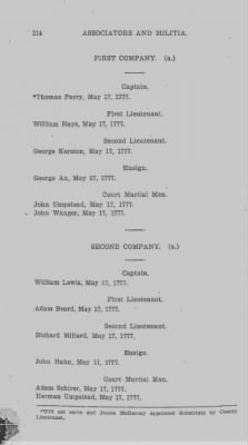 Volume V > Muster Rolls and Papers Relating to the Associators and Militia of the County of Berks.