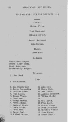 Thumbnail for Volume V > Muster Rolls and Papers Relating to the Associators and Militia of the County of Berks.